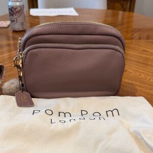 Pom Pom London Mauve Crossbody Bag